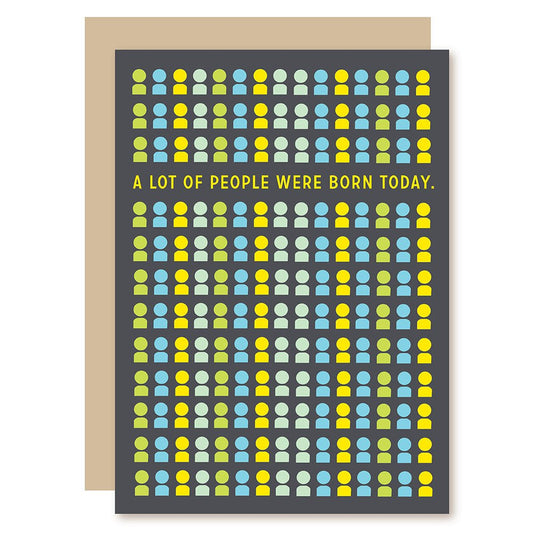 Funny Birthday Card | Born Today - A Smyth Co