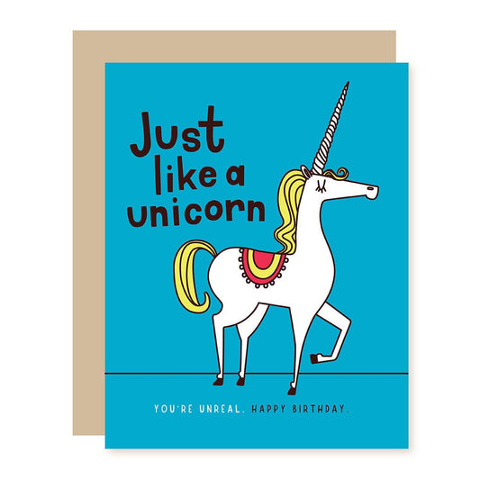 Funny Birthday Card | Unicorn Person - A Smyth Co