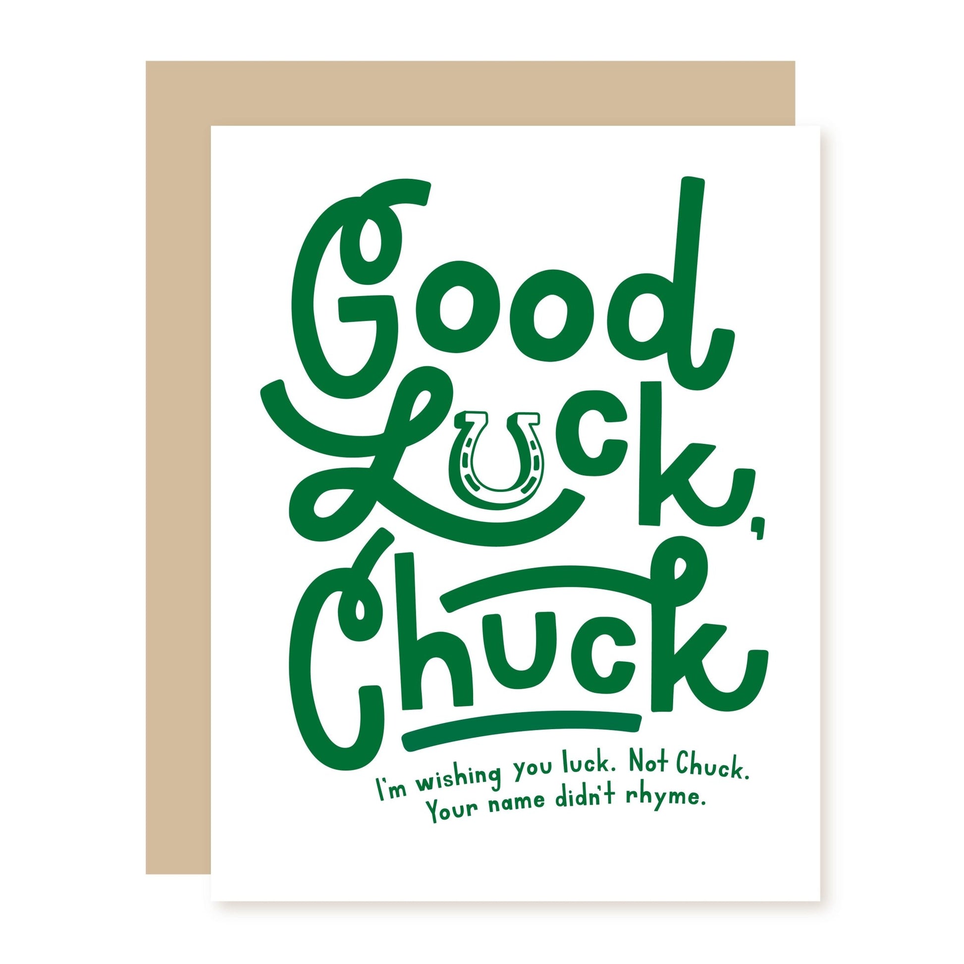 Funny Coworkers Card | Good Luck - A Smyth Co