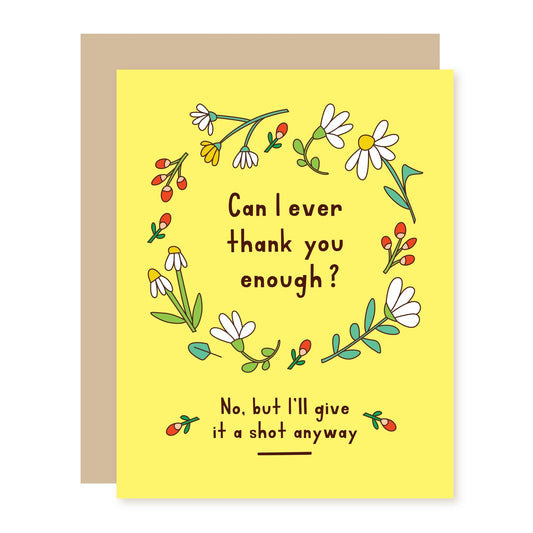 Funny Thank You Card | Consistently Kind - A Smyth Co