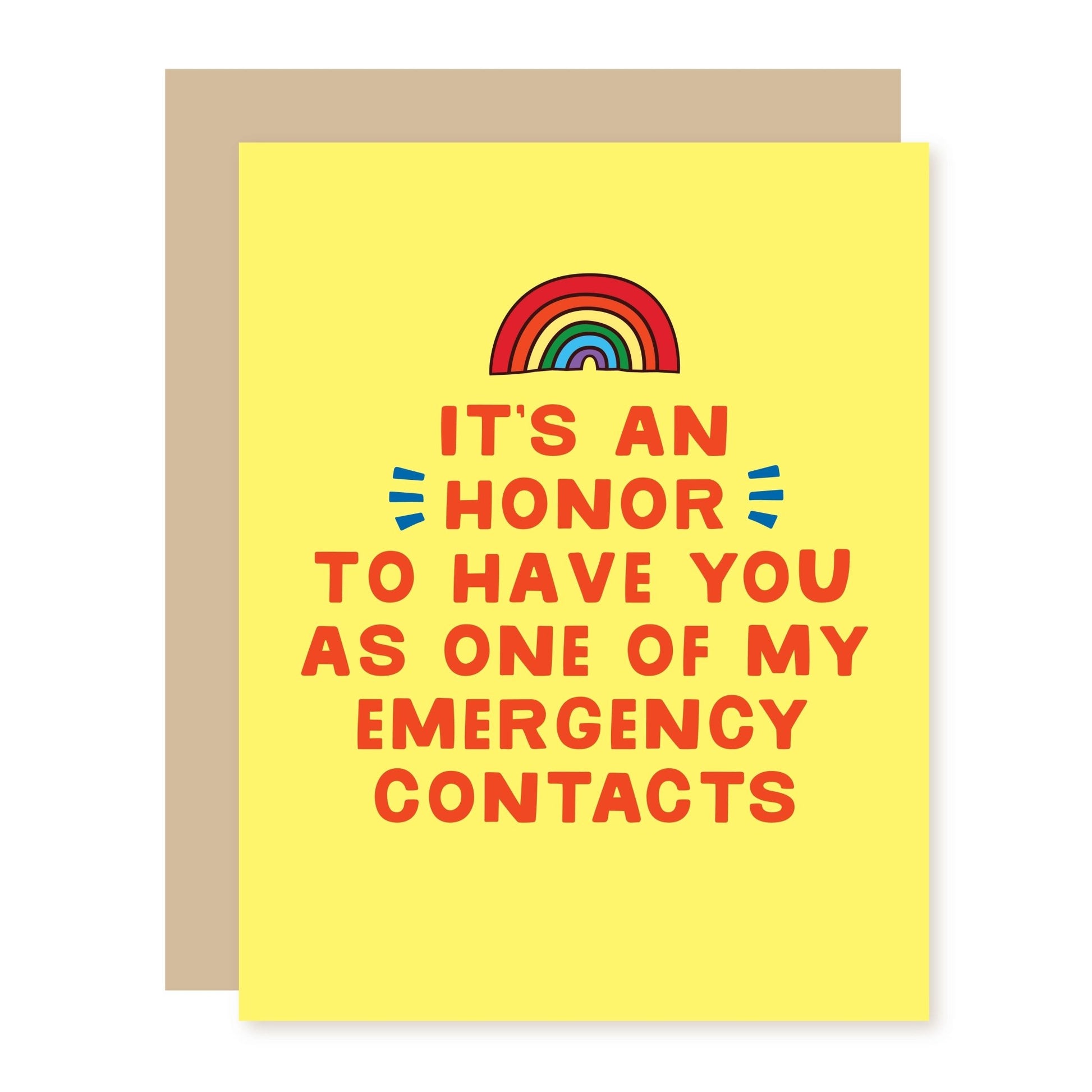 Funny Valentine's Card | Emergency Contact - A Smyth Co