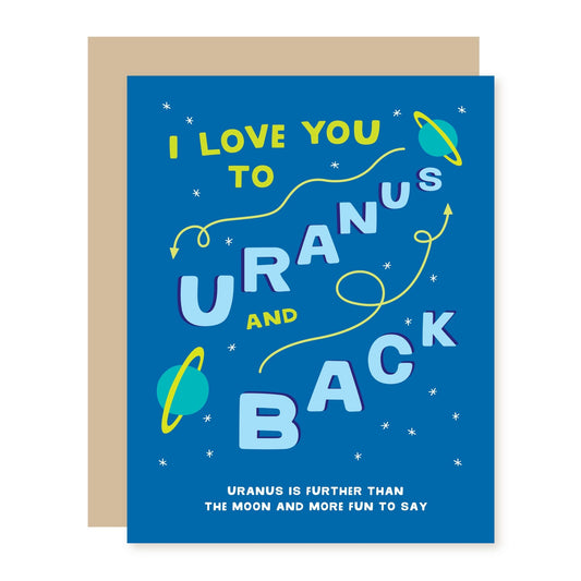 Funny Valentine's Card | Moon & Uranus - A Smyth Co