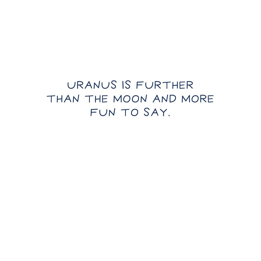 Funny Valentine's Card | Uranus & Back - A Smyth Co