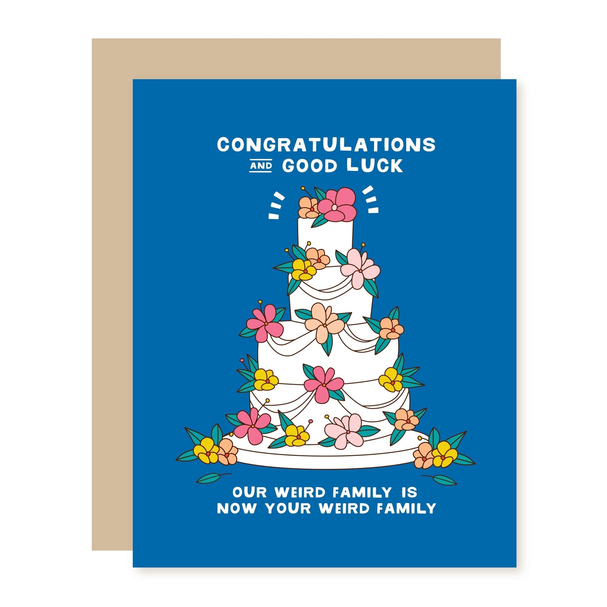 Funny Wedding Card | Weird Family - A Smyth Co